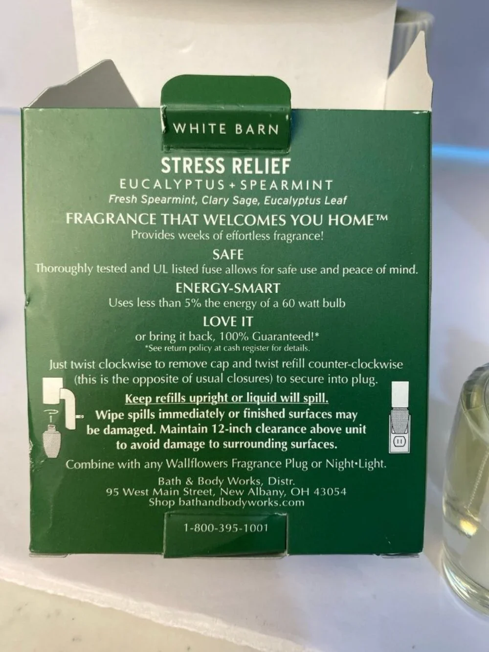 Bath & Body Works Aromatherapy “Eucalyptus & Spearmint” 4 New Wallflowers